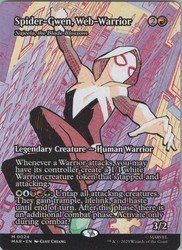 Spider-Gwen, Web-Warrior - Najeela, the Blade-Blossom (Borderless) #0024 Marvel Universe