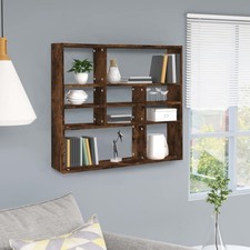 Image of Space Saving Floating Wall Shelf Shelves Bookshelf Storage Wall Mounted Display