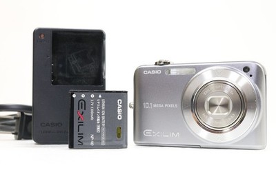 CASIO EXILIM EX-Z1080 10.1MP 3x Zoom Compact Digital Camera Silver From Japan