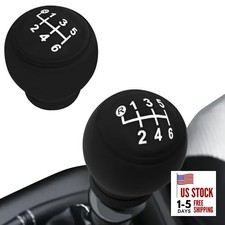 Automotive Gear Shift Knob Cover Manual Transmission Silicone Shift 6-Speed