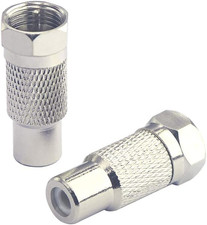 2 Pack Atari Adapter, Phono RCA Female to F Type Male RF Connector Coaxial Adapt