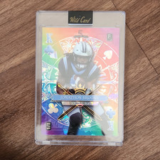 Wild Card 2024 Stacked Deck Jonathon Brooks King of Clubs 1/1 Football Card