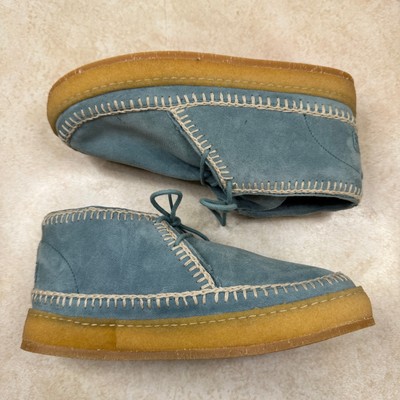 Laidback London Shenje Chukka Boots Shenje Low Platform Boots Otter Leather Natural main image 3