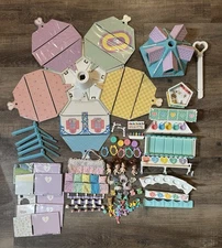 Tyco Quints Lot Dolls Family House Kitchen Patio Bedtime Parts Piece Accessories