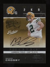 2007 Mason Crosby Playoff Contenders Auto Autograph Rookie Rc #196 *NICE*