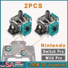2PCS OEM Analog Stick 3D Joysticks For Nintendo Switch Pro /WiiU Pro Controller