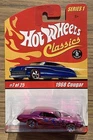 HOT WHEELS CLASSICS 2005 REDLINE SERIES 1 PINK 1968 COUGAR Special Paint NIP