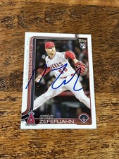 Ryan Zeferjahn IP Signed 2025 Topps Rookie Card Angels Autographed. rookie card picture