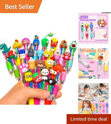 Fun 24-Count 4-in-1 Multicolor Pens for School and Play   Kid-Friendly Design