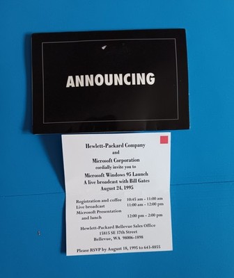 Microsoft Vintage Windows 95 Launch Announcement - With Sound