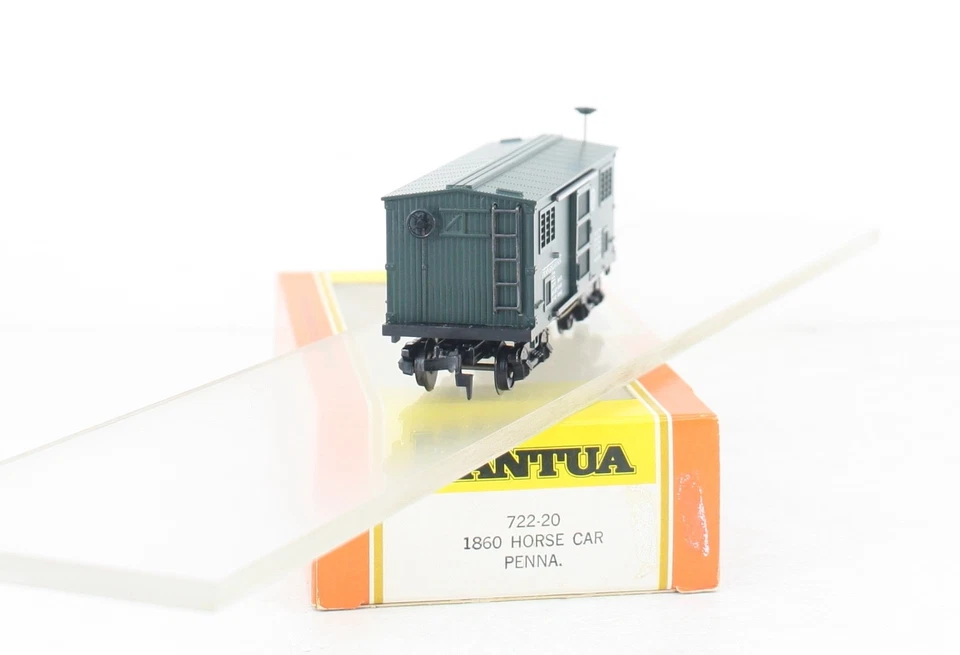 HO Scale Mantua 1860’s Pennsylvania Railroad Horse Car 722-20 - Image 3 of 4