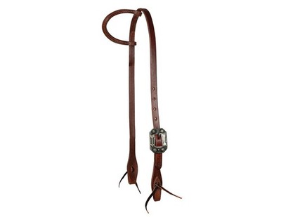 Professionals Choice Headstall One Ear Leather Heavy Oil RH5E15