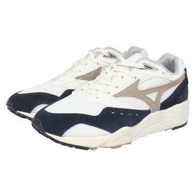 Mizuno Contender White Navy Beige D1GA236917 Men's Size oki04