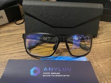 ANYLUV Blue Light Blocking Glasses Men Computer Gaming Glasses Lightweight