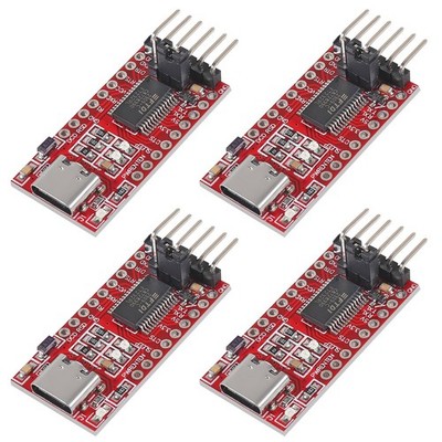 4 PCS TypeC FT232RL USB To TTL Serial Converter Adapter Module 3.3V 5.5V