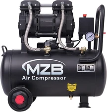 MZB 6.4 Gallon Air Compressor (110V/1.5HP/115PSI/70dB/Oil-Free)