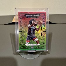 2022 Obsidian Jaylin Williams RC Rookie Red Yellow Green Reggae Flood /75 SP SSP