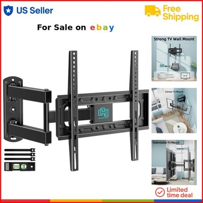 Full Motion TV Wall Mount for 26-60 Inch TVs Max 88 lbs Heavy Duty Swivel
