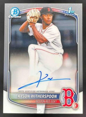 2025 Bowman Draft Chrome Prospect Autograph #CPA-KW Kyson Witherspoon RC Auto