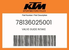 KTM Genuine Valve Guide Intake - 78136025001