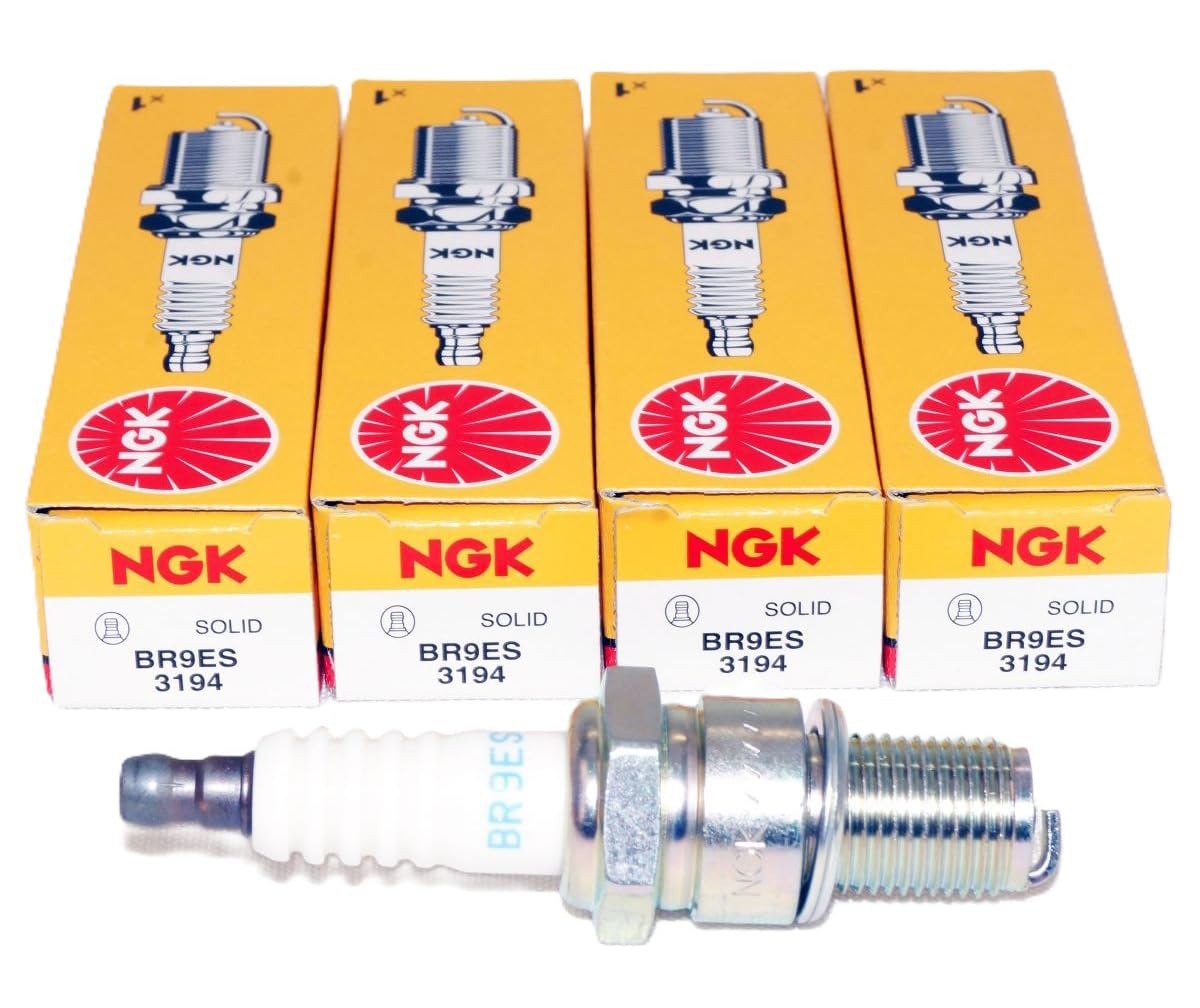 NGK 3194 BR9ES 4 PACK Spark Plug Plugs Boat Motorcycle ATV UTV Car Truck SUV 