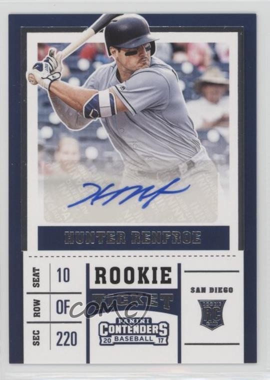 Hunter Renfroe #15 2017 Panini Chronicles Baseball Contenders Rookie Ticket