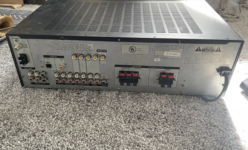 Sony STR-K402 Digital Stereo Receiver Tested-Fully Functional - Image 4 of 4
