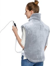 Large Heating Pad for Back Neck Pain Relief 4 Heat Settings with Auto Shut-Off