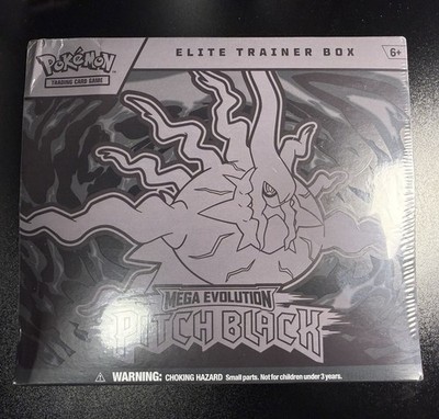 Pokemon Mega Evolution Pitch Black Elite Trainer Box Factory Sealed