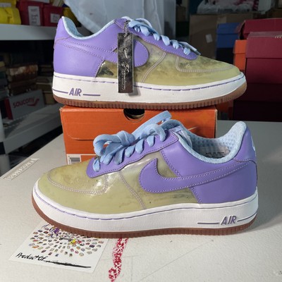 Size 8 Womens Nike Air Force 1 Premium INVISIBLE WOMAN Retro Purple - Brand New
