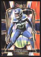 6230K 2025 Panini Select #115 Tariq Woolen Black and Orange Prizm Shock