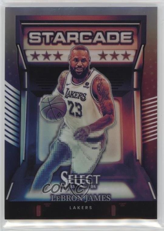2023-24 Panini Select Starcade LeBron James #14 6m7