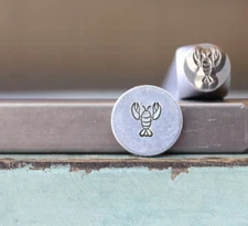 SUPPLY GUY 6mm Lobster Metal Punch Design Stamp SGCH-588