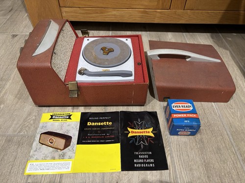 Vintage Dansette Portable Radiogram Record Player Model: TRG/45 House ...