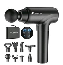 Versatile Percussion Massage Gun: 8 Heads for All Muscle Groups Pain Relief