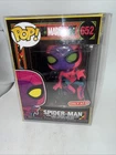 Funko POP! Marvel Spider-Man #652 Black light Target Exclusive w/ pop protector