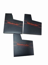 3x Cover Cartuccia Gioco Logo Autentico Nintendo NES Originale Dust Sleeves
