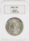 1899-O Morgan Dollar NGC MS64 S$1 New Orleans Minted Silver Dollar No Reserve