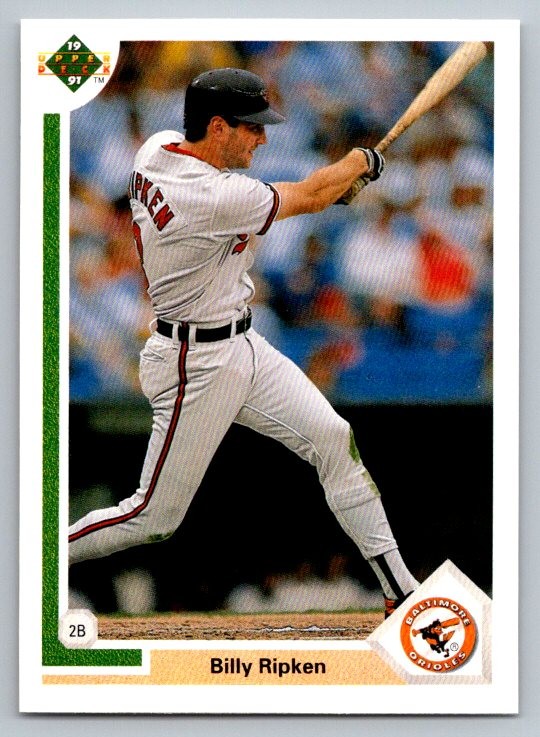 1991 Upper Deck Billy Ripken #550b Baltimore Orioles