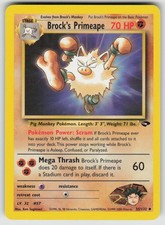 Brock's Primeape 35/132 Uncommon Gym Challenge Pokemon Unlimited MP on eBay