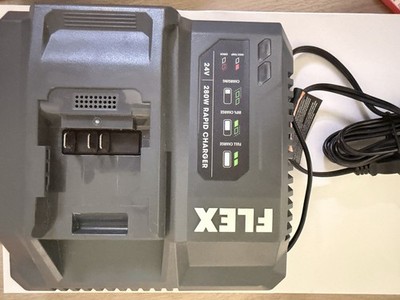 Flex 24V Rapid Charger for Lithium Ion Battery 280W FX0421