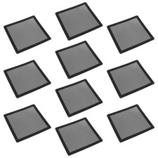 10 Pcs Cooler Mesh Cover Pvc Fan Filter Dust Screen for Computer