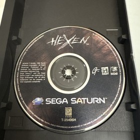 Hexen for Sega Saturn, CIB with Manual & Registration Card, Tested/Working