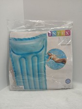 Blue INTEX Economat 72"x27" Adult Inflatable Mat For Pool Water Float