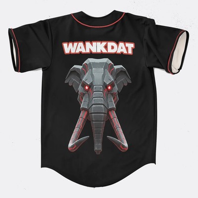 NEW! Wankdat - Wooli Crankdat rave Baseball Jersey for EDM Festivals Gift