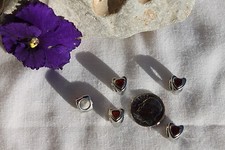 Heart Alloy European Large Hole Beads Size 9x8.5mm  4.5 Hole Size/5 beads