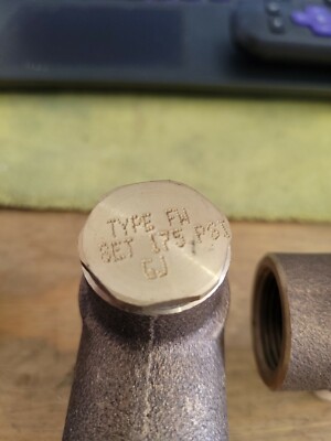 Cash Acme Pressure Relief Valve TYPE FW, 3/4 x 3/4 , 175 PSI