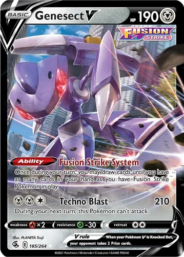 Genesect V 185/264 Swsh08: Fusion Strike