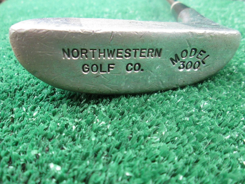 Tacón Putter Golf Vintage Northwestern Modelo 300 Varilla 8802 Estilo Orig. Cuero Foto 2 de 4