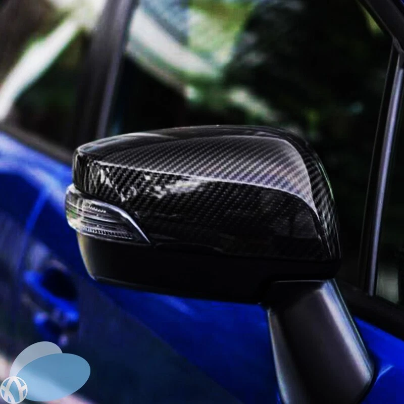 Real Carbon Fiber Car Rear View Side Mirror Cover For 2012-2017 Subaru Outback Foto 3 de 4